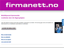 Tablet Screenshot of firmanett.no
